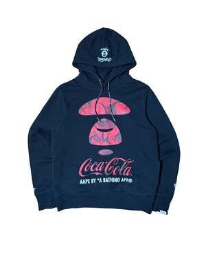 AAPE by Bathing Ape x Coca-Cola Graphic Camo Hoodie
